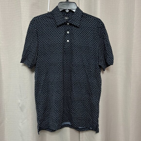 Faherty Other - Faherty Short Sleeve Movement Pique Polo Men's Size S Midnight Fish Scale NWT